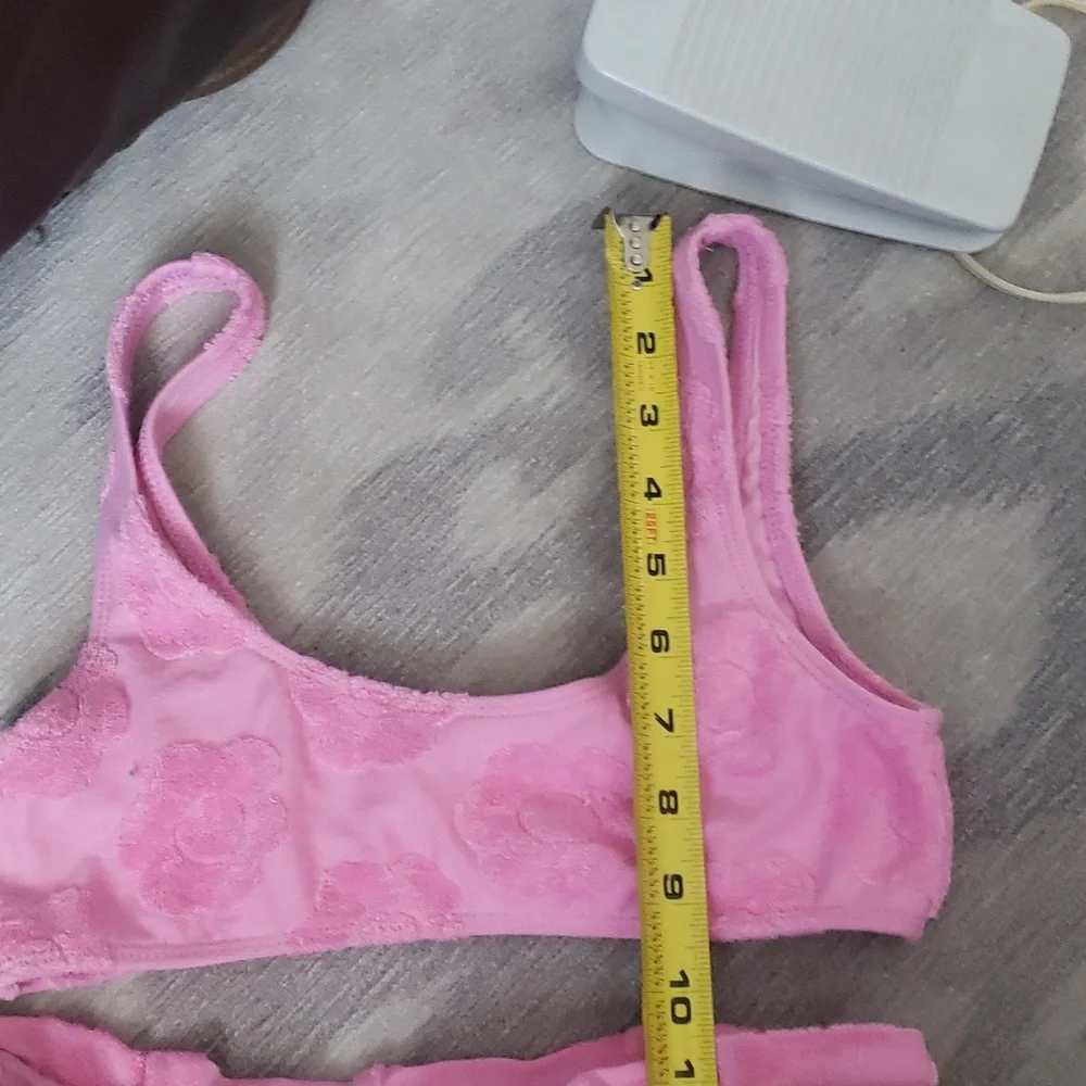 Frankies Bikinis pink swimsuit size xs